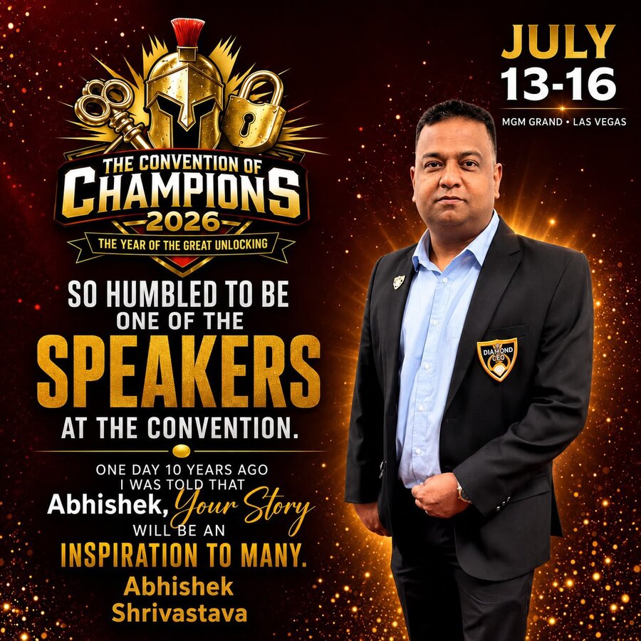 Convention of Champions 2026 speaking engagement flyer